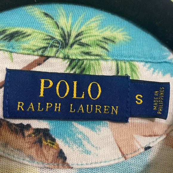Polo Ralph Lauren Vibrant Tropical hula girl Print Shirt mens S vacation beach - Picture 2 of 7
